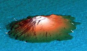 NASA image shows 3-D representation of Miyakejima